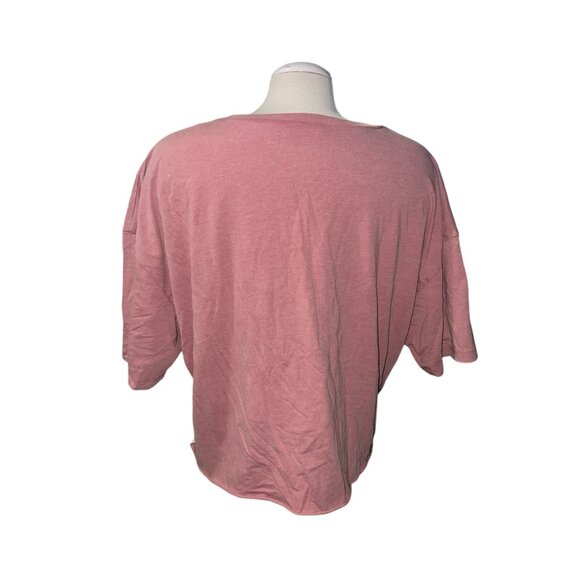 No Boundaries Pink Butterfly & Sun Graphic Cropped T-Shirt Sz XXL Womens - Picture 3 of 10